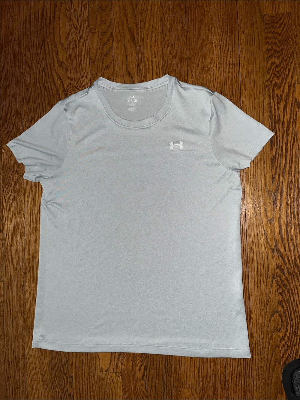 Under Armour Pale Gray Girl’s  Performance Tee